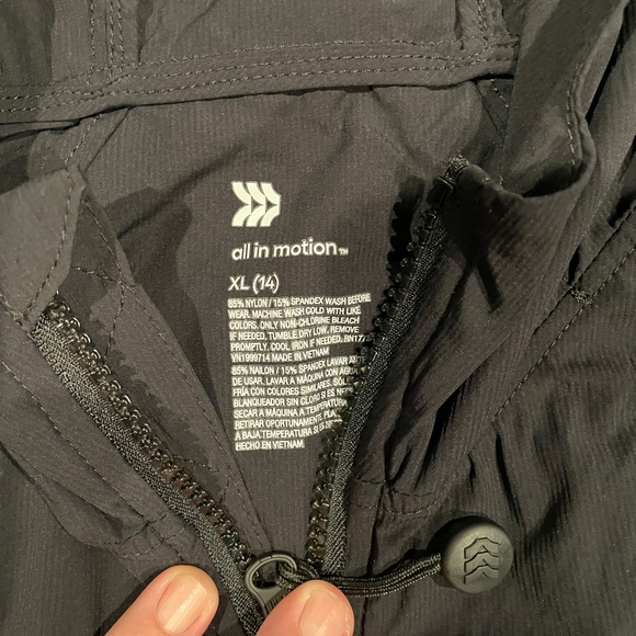 Girls Outfit Bundle Size 14-16 Joggers Leggings Zip up Hoodie All in Motion - Picture 7 of 8